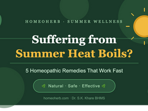 Ghamori (Prickly Heat) in Summer? 5 Homeopathic Remedies That Give Fast, Natural Relief