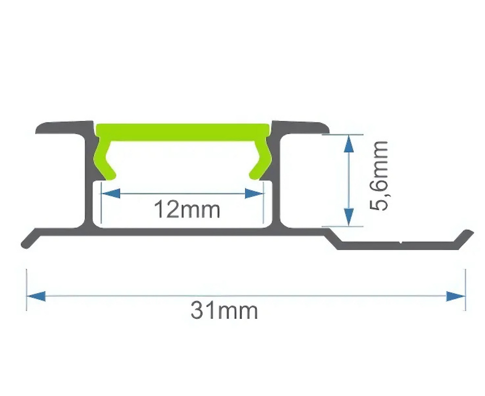 medidas perfil de aluminio