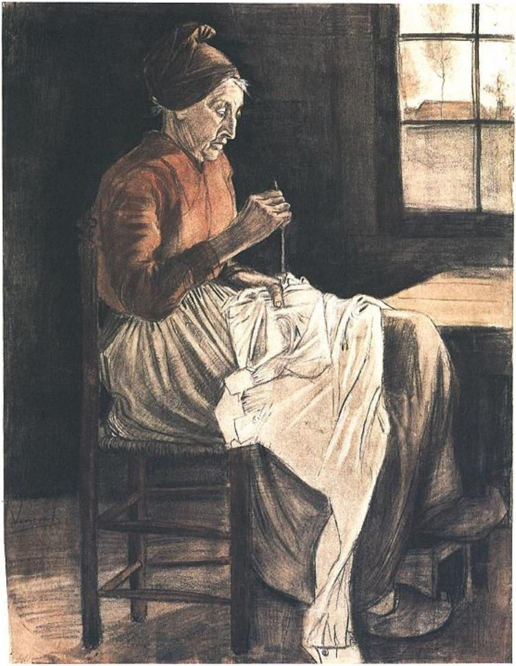 Mujer Cosiendo (Van Gogh)