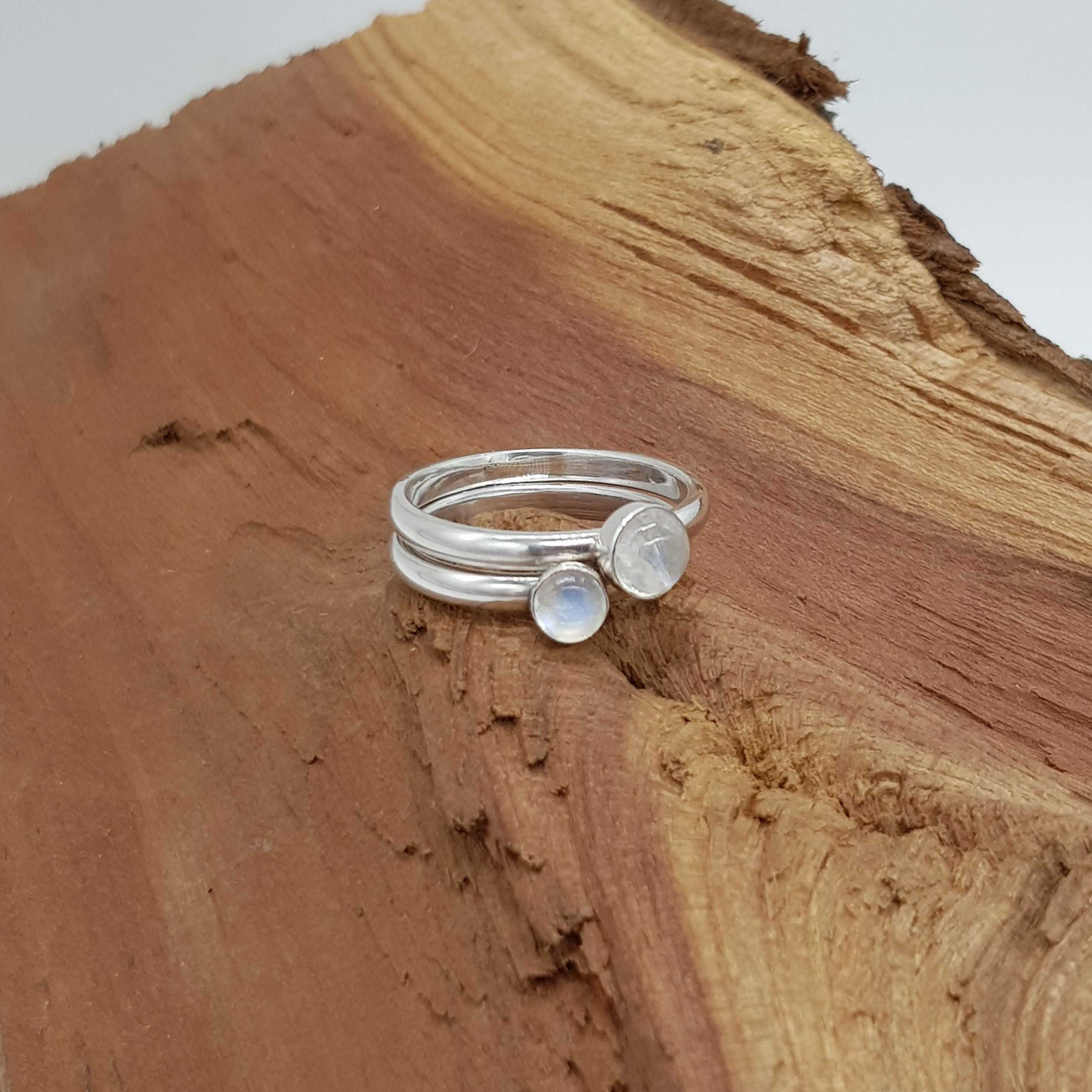 Sterling Silver Moonstone Ring