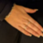 Thumbnail: Skinny Hammered Silver Stackable Ring / Midi Ring / Stacking Ring