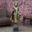 Thumbnail: Large Thai wooden Standing Statue of Buddha Gilt in 24ct Gold