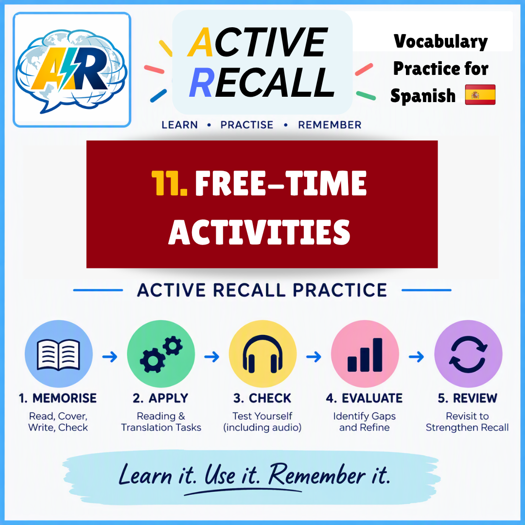 ACTIVE RECALL:11.Free-time Activities-SP