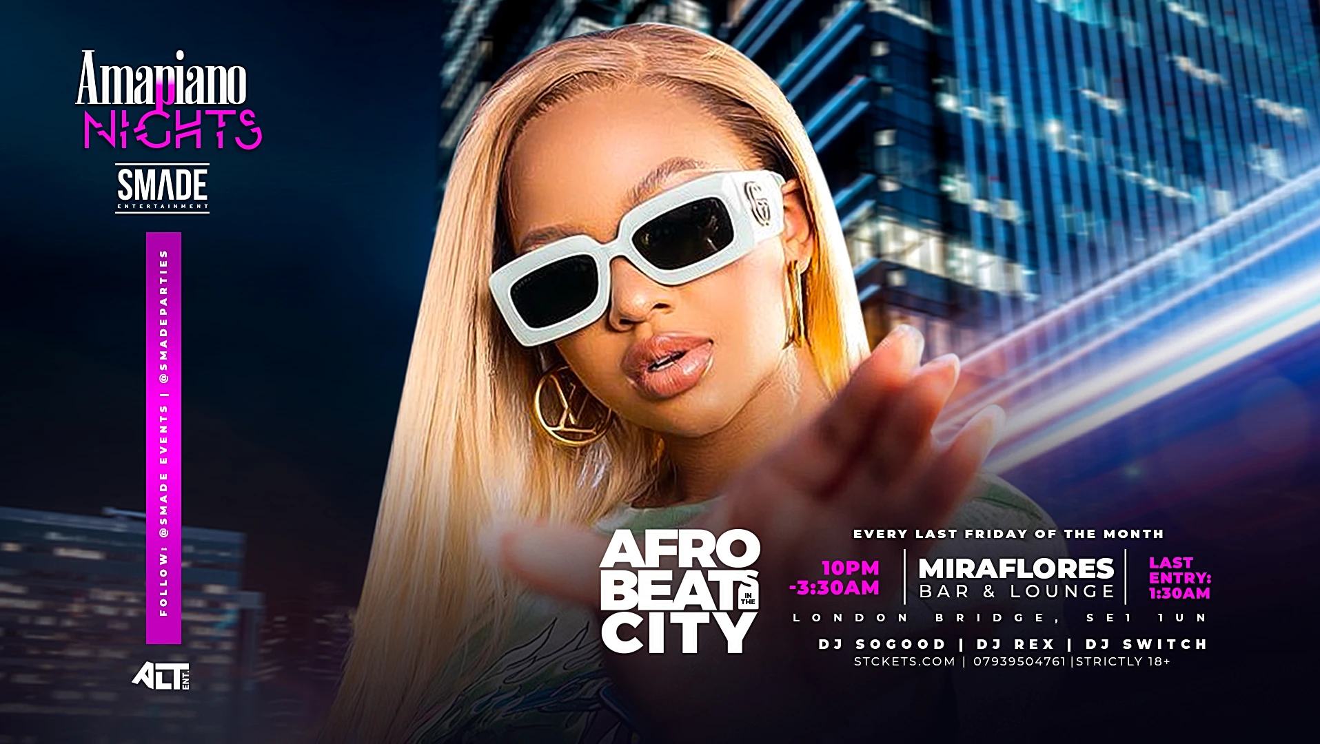 AfroBeats In The City ~ Amapiano Nights