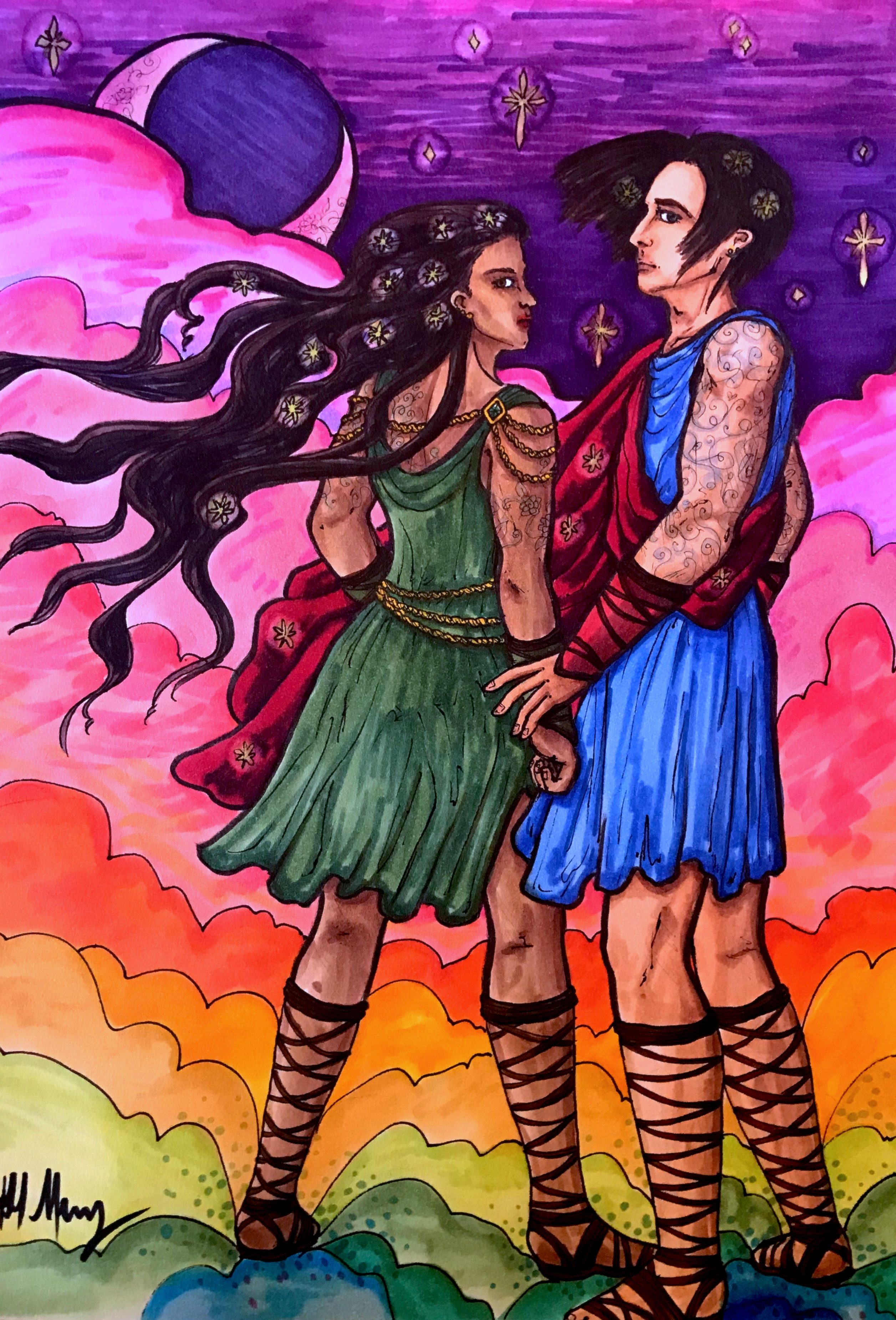 Star Gods Illustration