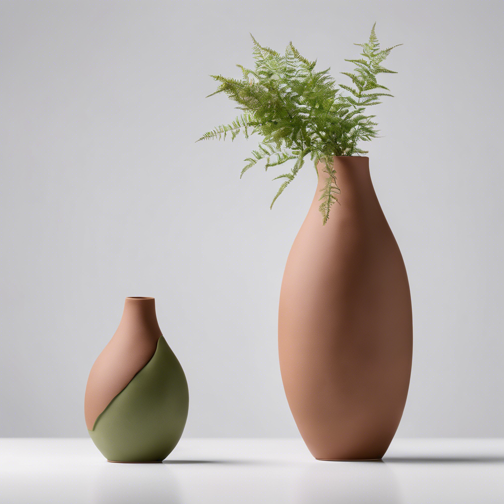 Artistic Clay Vase