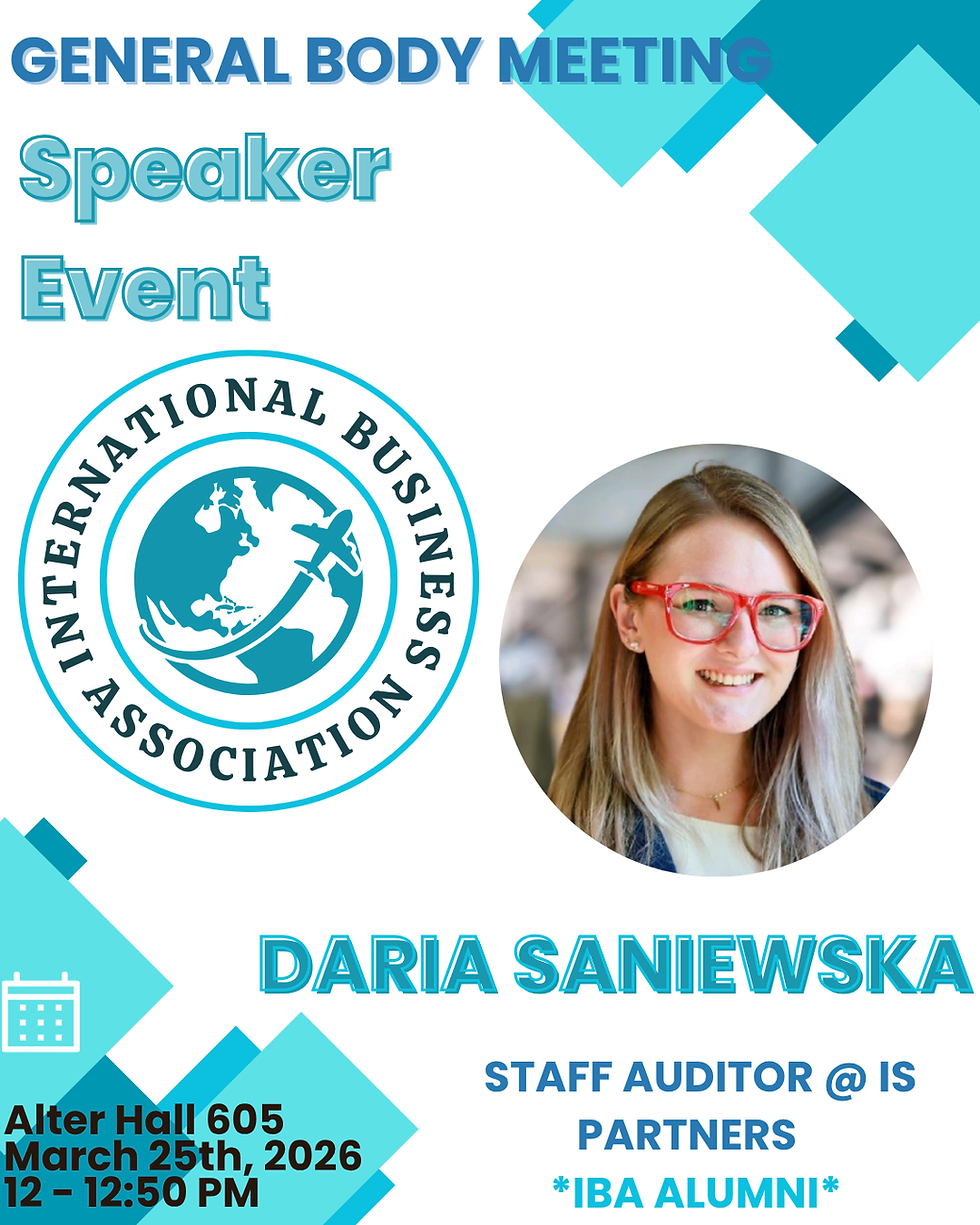 General Body Meeting: Daria Saniewska