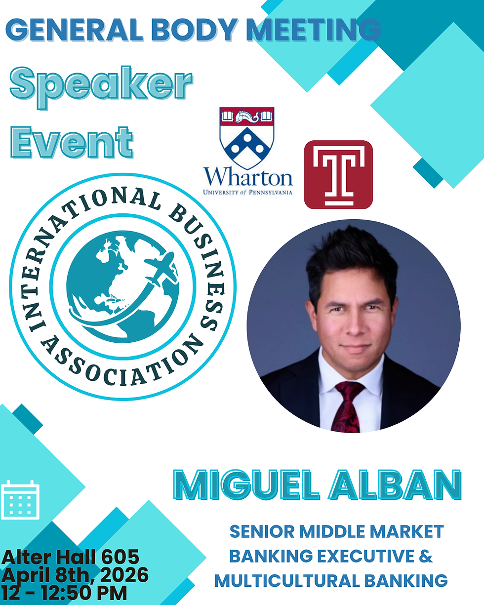 General Body Meeting: Miguel Alban