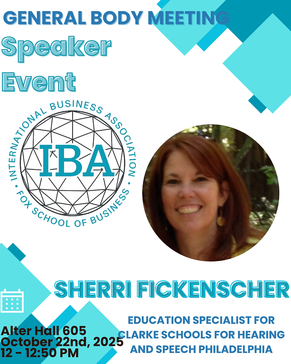 General Body Meeting: Sherri Fickenscher
