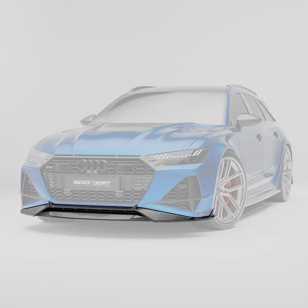 AUDI RS6 C8Avant ドライカーボン・フロントリップスポイラー