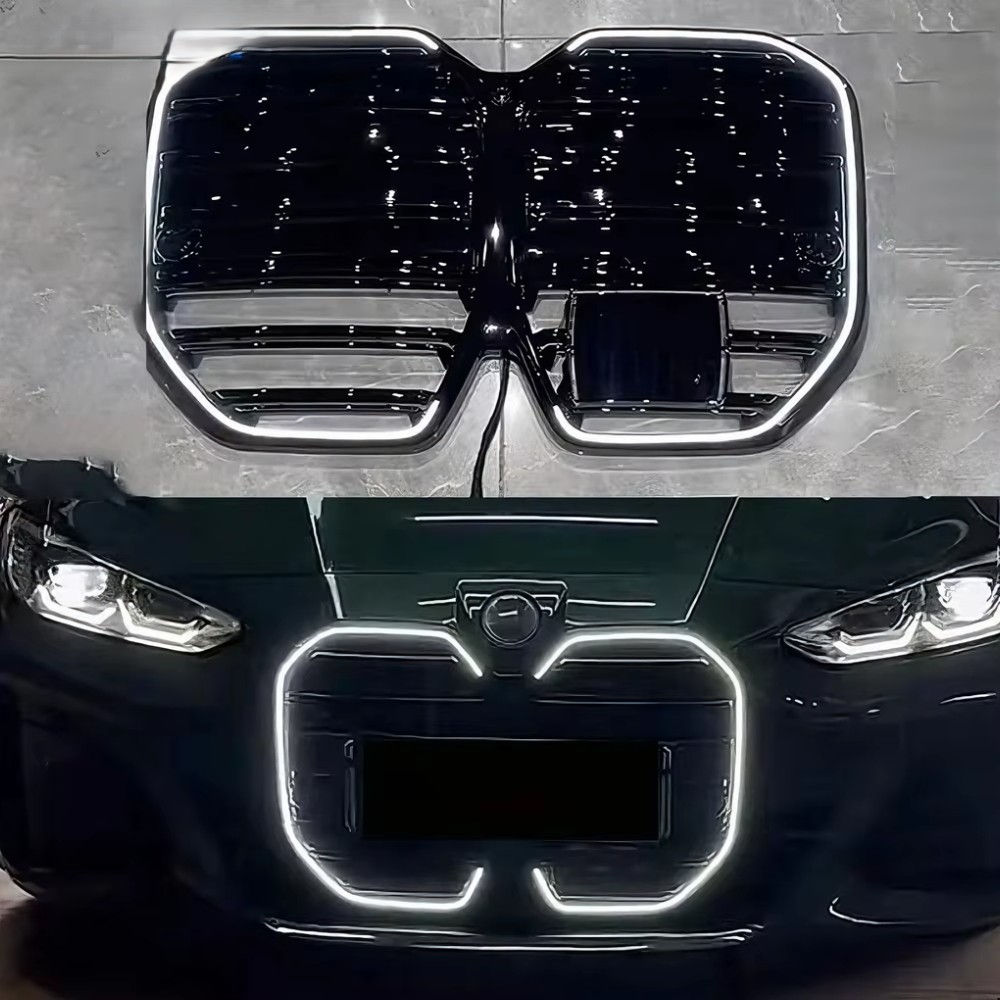 BMW 4シリーズ G22/26 (2021 ｰ IN) アイコニックグローグリル（白）