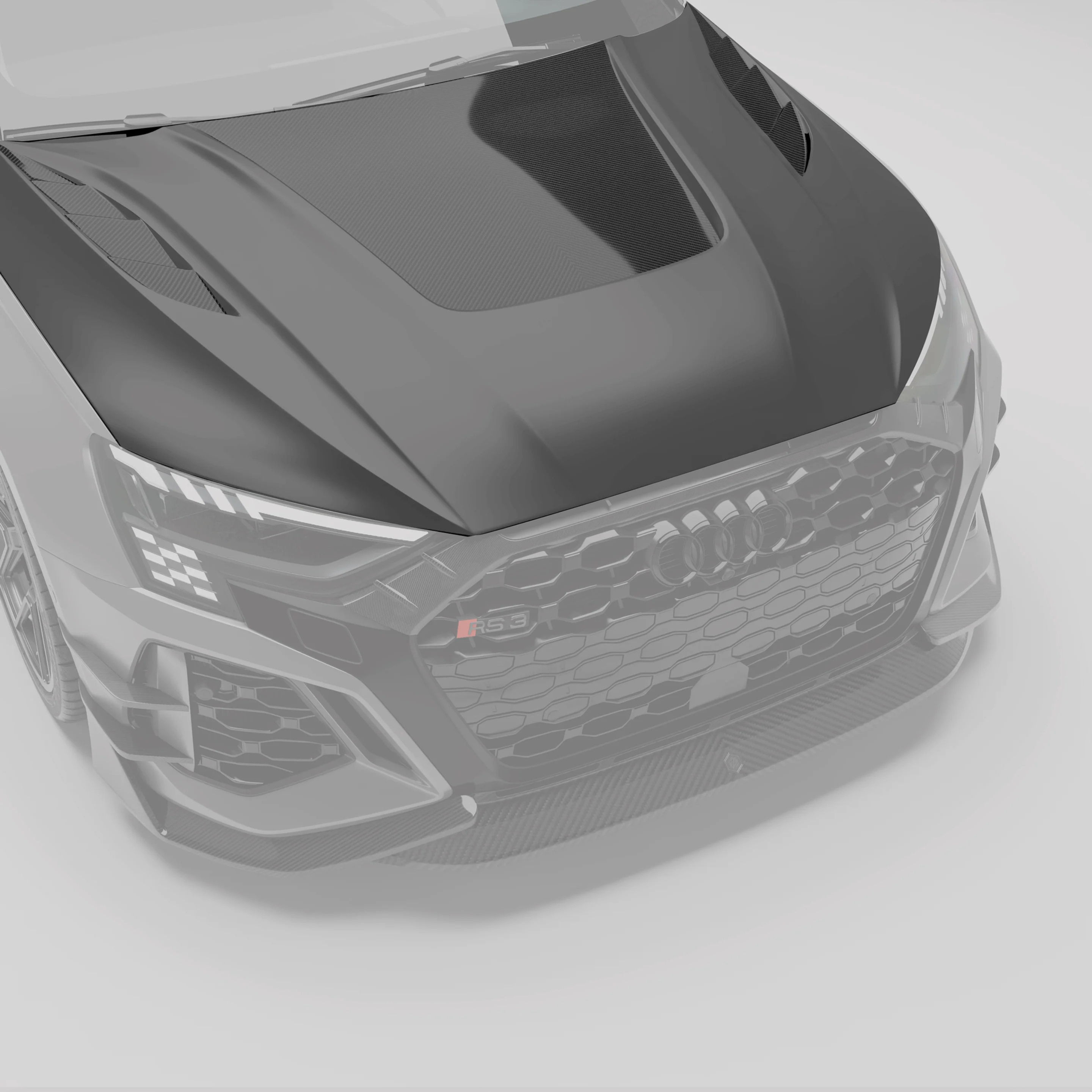 AUDI RS3 8Y Sportback ドライカーボン・ボンネット