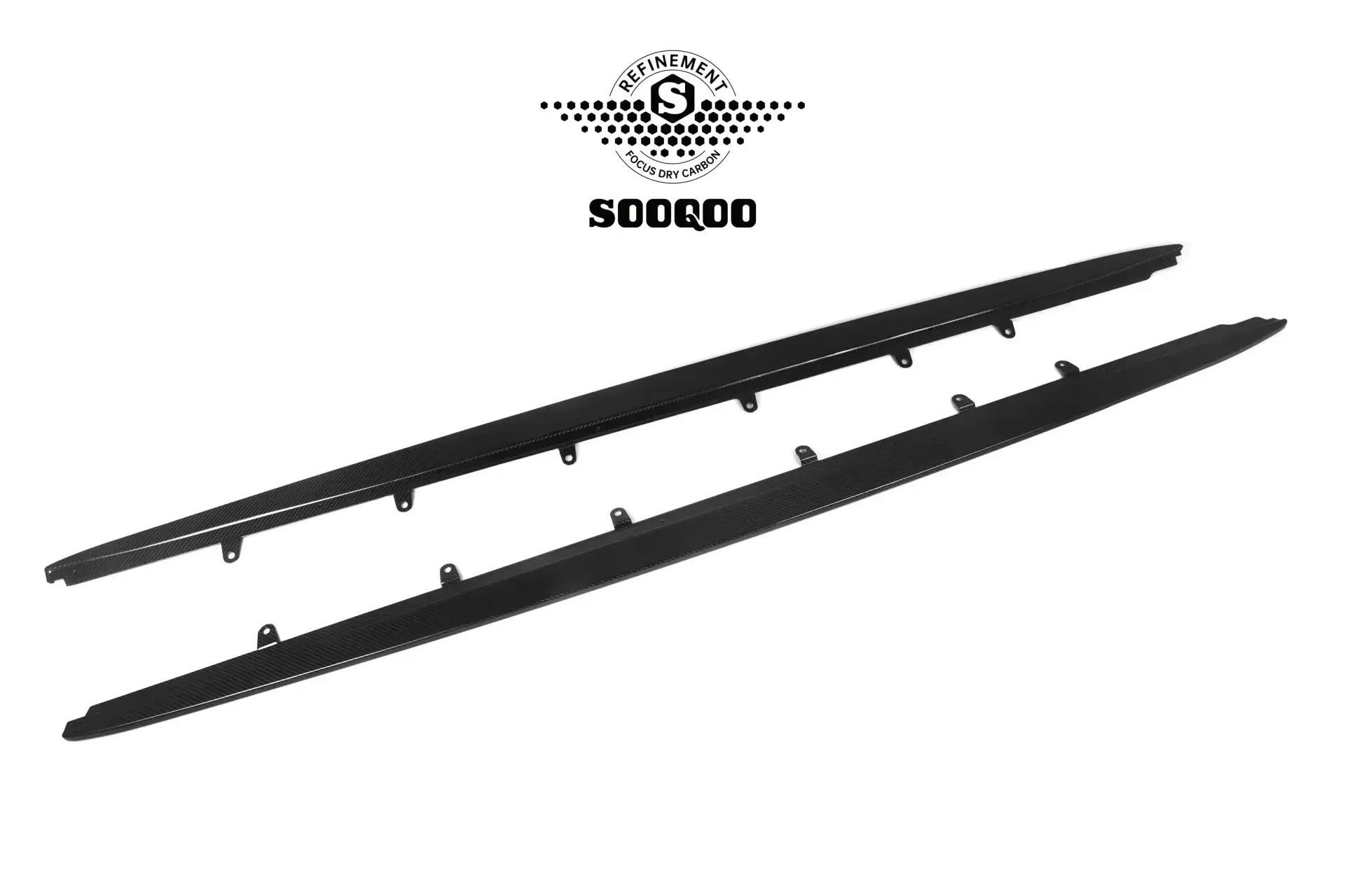 F90/G30用 ドライカーボン・後期サイドスカート・MPタイプ