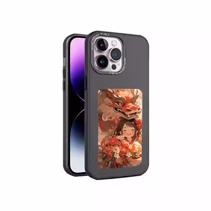 NFC E Ink Screen Display Smart Phone Case Changeable Pictures Photos NFC Screen