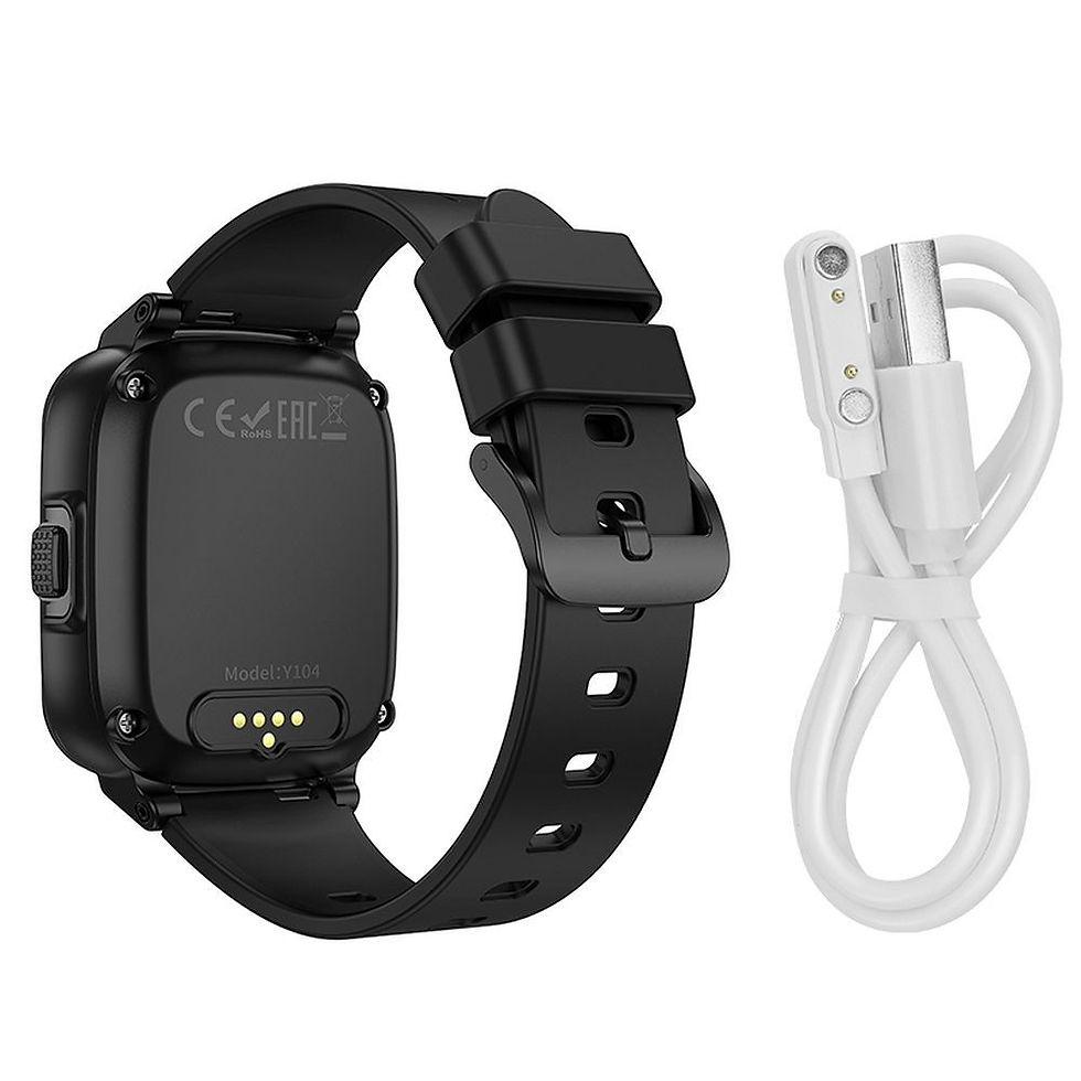 Thumbnail: Kinder Smartwatch mit Anruffunktion 4G Y104 rosa