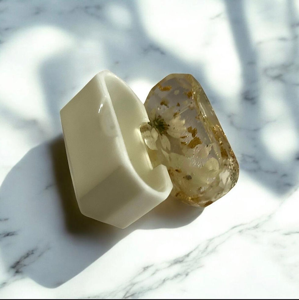 Thumbnail: Floral Gold Resin AirPods Case Cover