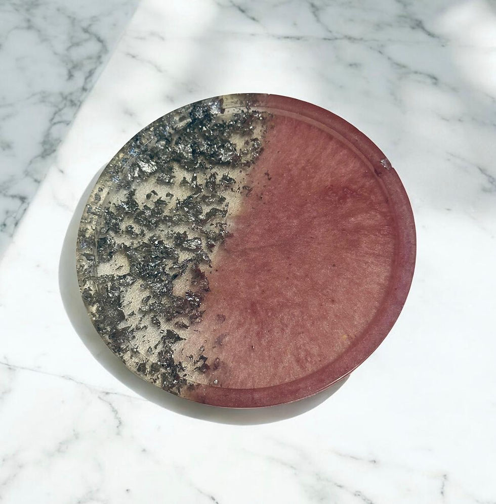 Thumbnail: Midnight Purple Single Resin Coaster