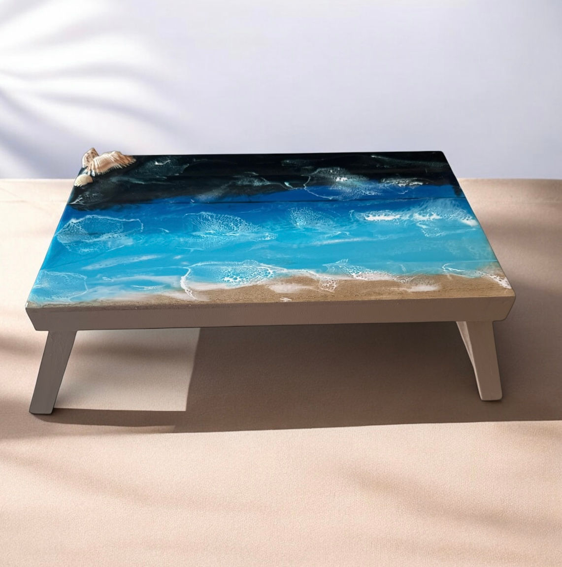Coastal Escape – Ocean Resin Tabletop