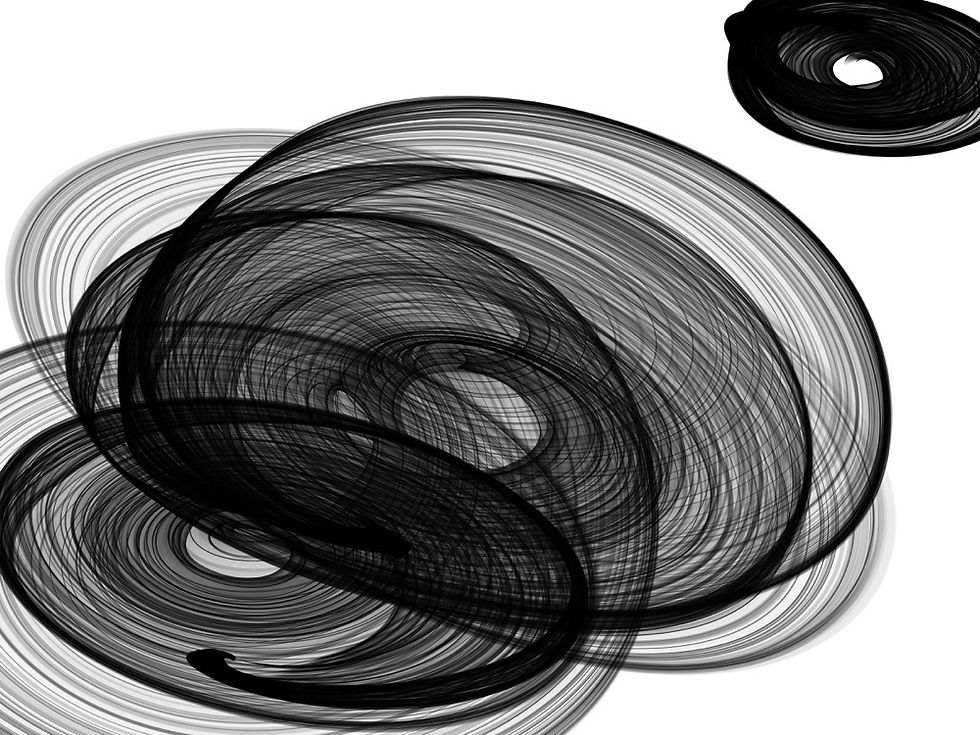 ORL-5993 Abstract Black and White 17-26-