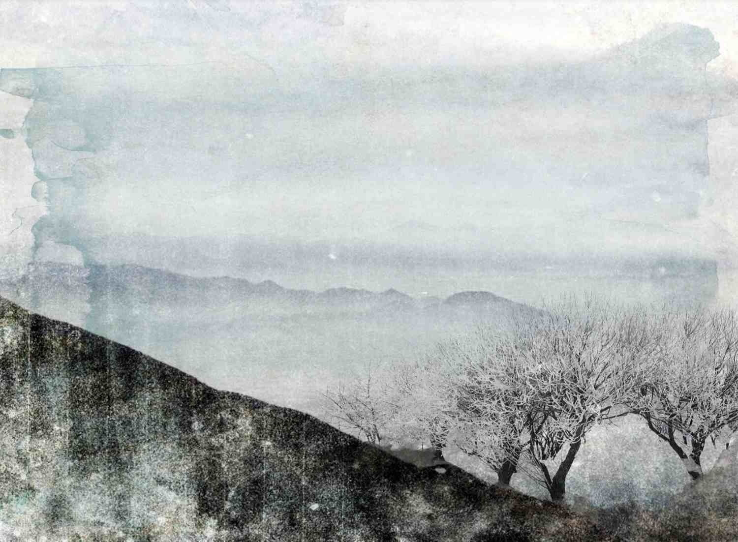 Winter Trees Hand Embellished Canvas Giclee