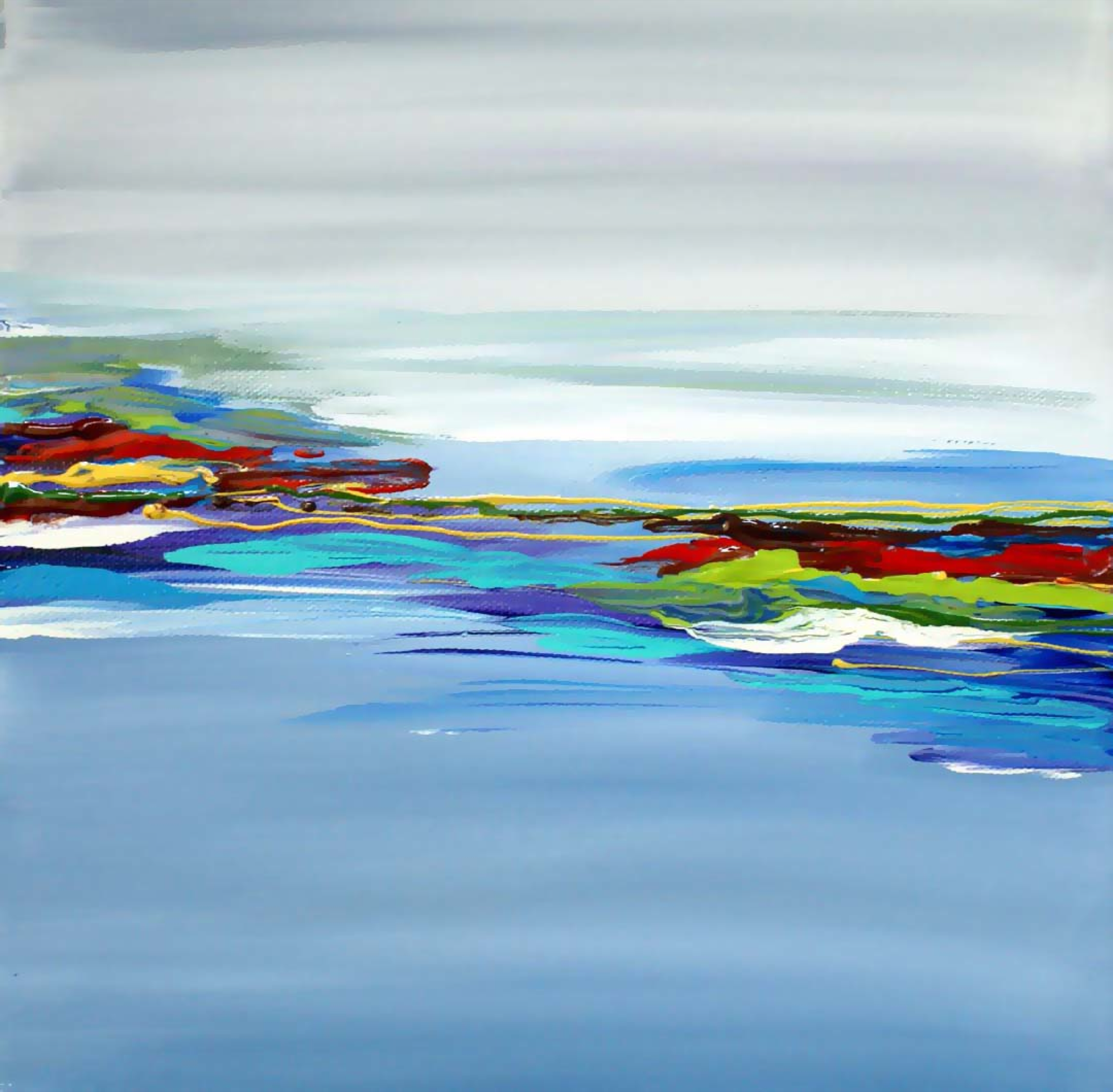 Early Frost  , Hand Embellished Canvas Giclee