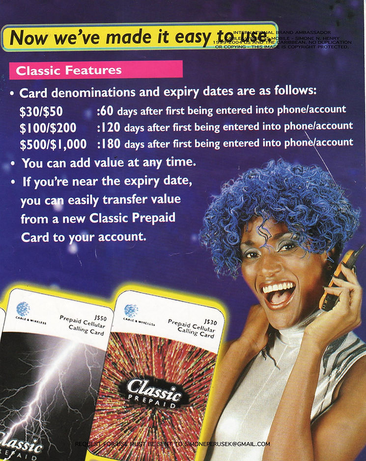 Former Spokes Person for Cable&Wireless