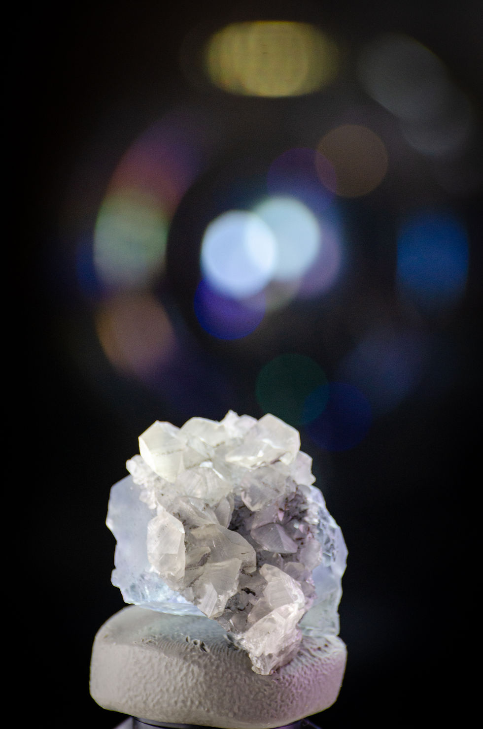 Thumbnail: Calcite and Fluorite