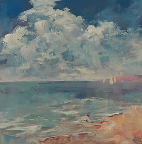 Sunny and Clear, Dion, oil, 12x12.jpg