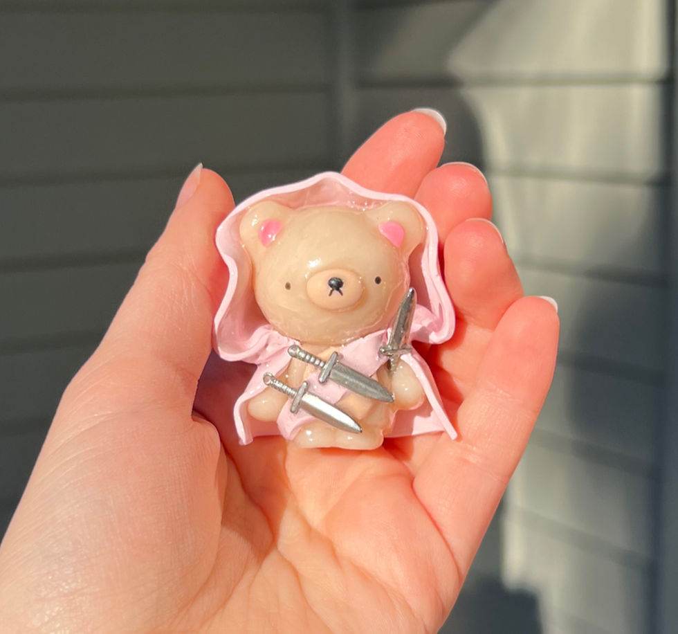 Pink Cape Rouge Bear