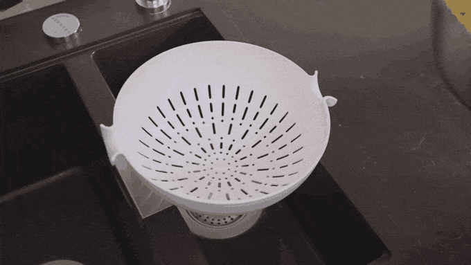 3 in 1 Water Saving Balanced Colander