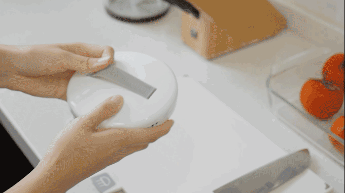 CleanseBot - World's First Bacteria Killing Robot cleaning the countertop