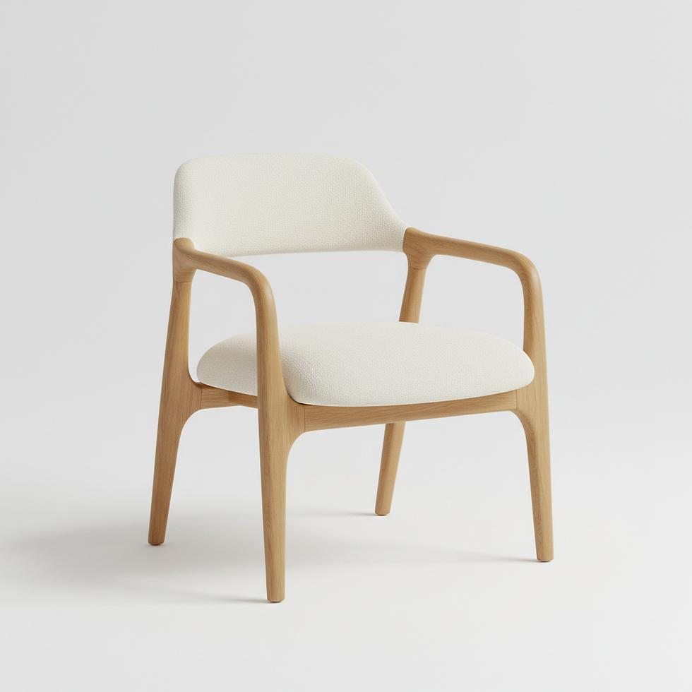 Sculptural Accent Chair