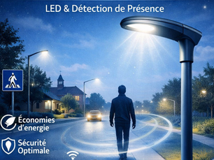 Article sur la modulation de l’éclairage public : variation d’intensité, économies d’énergie, éclairage intelligent et solutions techniques proposées par Devred Électricité.