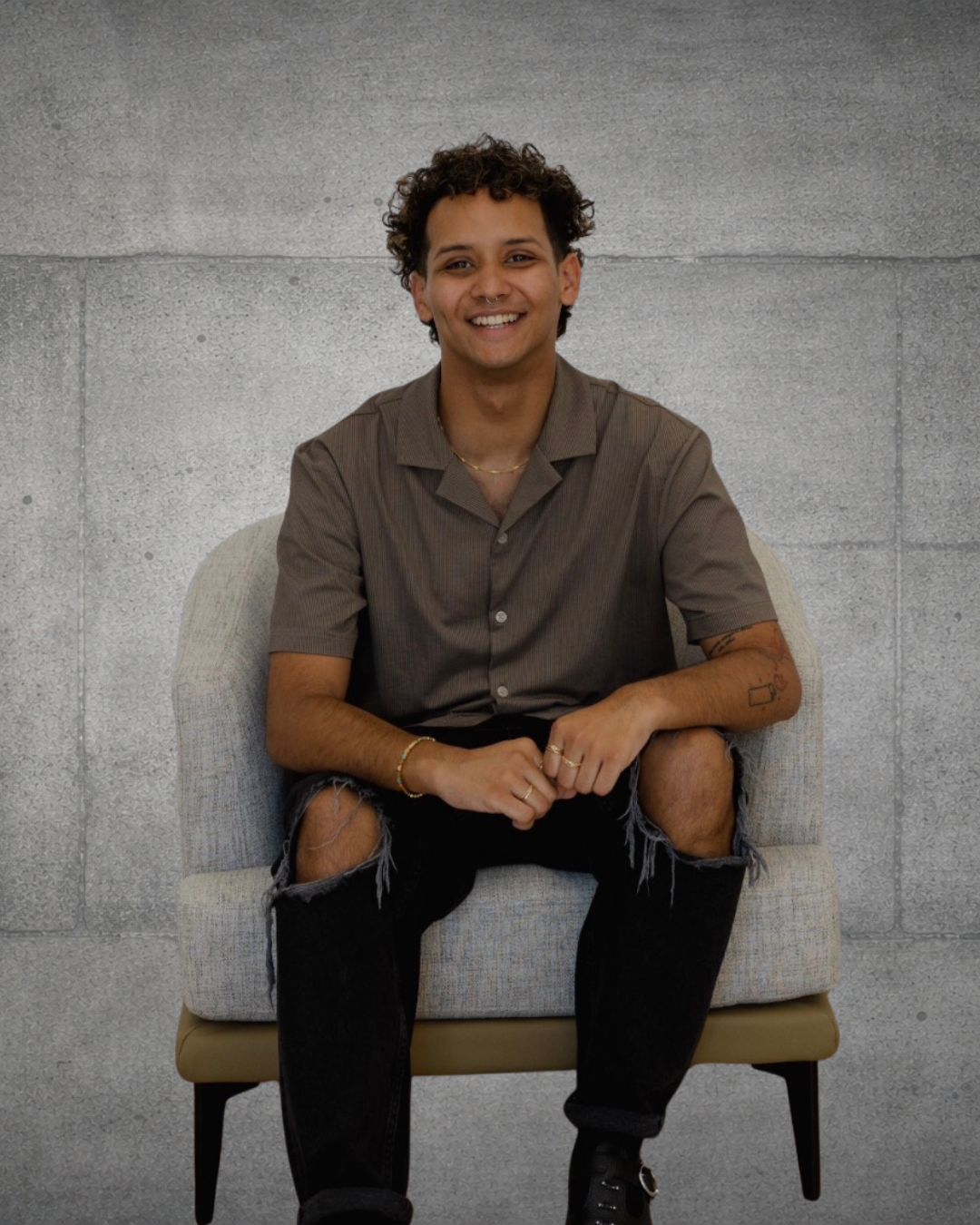 White Gray and Purple Minimalist Modern Abstract Geometric Meet Our Team Expert Instagram 