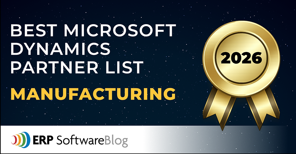Elliott Clark Consulting Award to Best Microsoft Dynamics Partner for Manufacturing