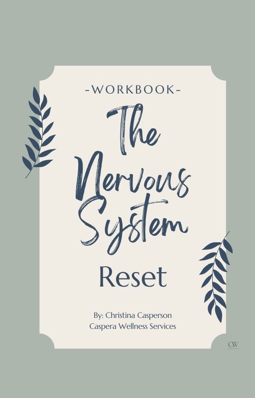 The Nervous System Reset workbook cover by Christina Casperson — Caspera Wellness