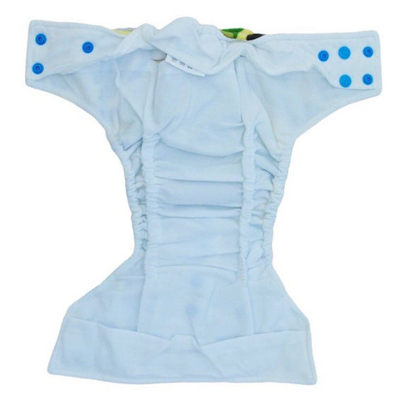 Thumbnail: Lil' Eco Waterproof Double Gussett Cloth Diaper