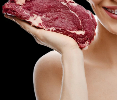 Is meat good for skin?