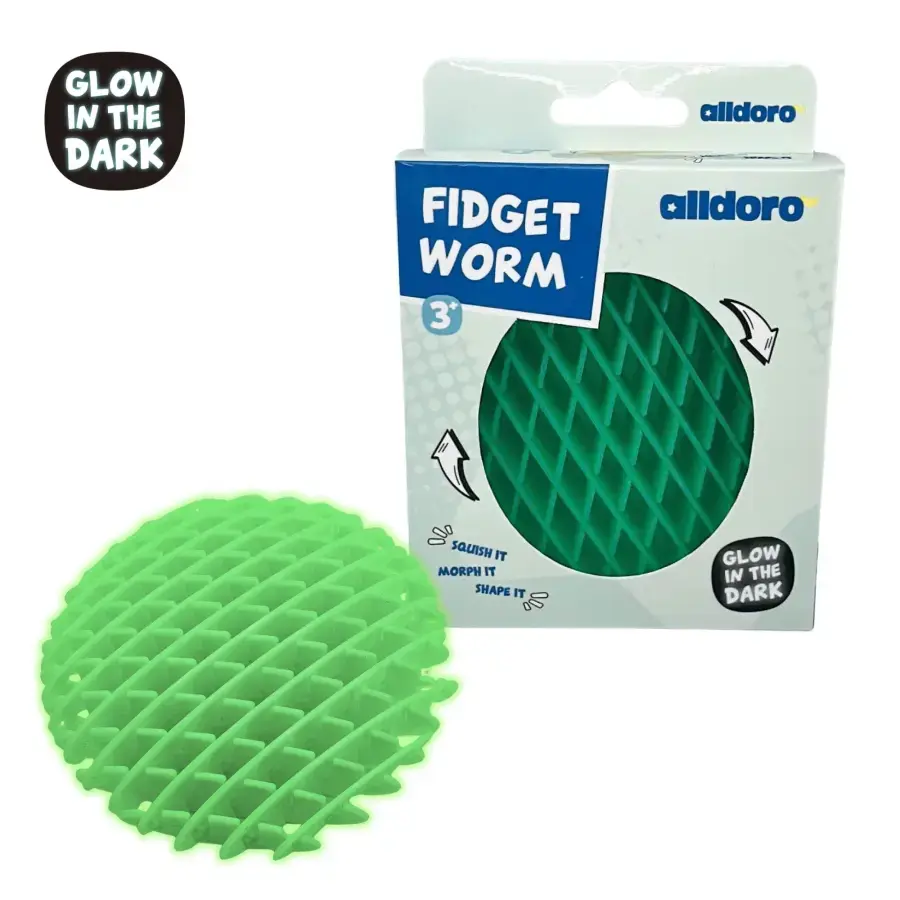 Alldoro Fidget Worm Glow in the Dark