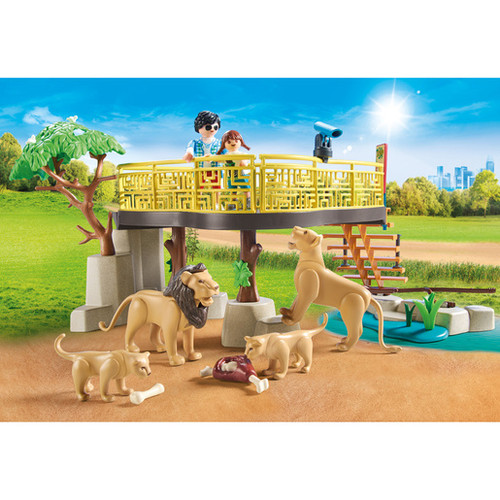 Playmobil Figures Playmobil Outdoor Lion Enclosure Playmobil