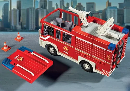 Old Playmobil Fire Truck Playmobil City Action Fire Truck For 4-10