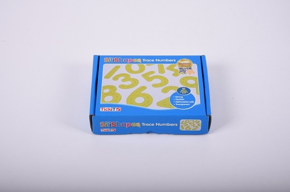 Silishapes Trace Numbers in Yellow - Set of 10 CD54509 | Primary ICT Silishapes Trace Numbers in Yellow - Set of 10 CD54509 | Primary ICT
