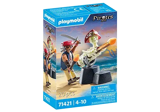 Playmobil 71421 Pirates: Pirate vs. Deeper – Cannon Master