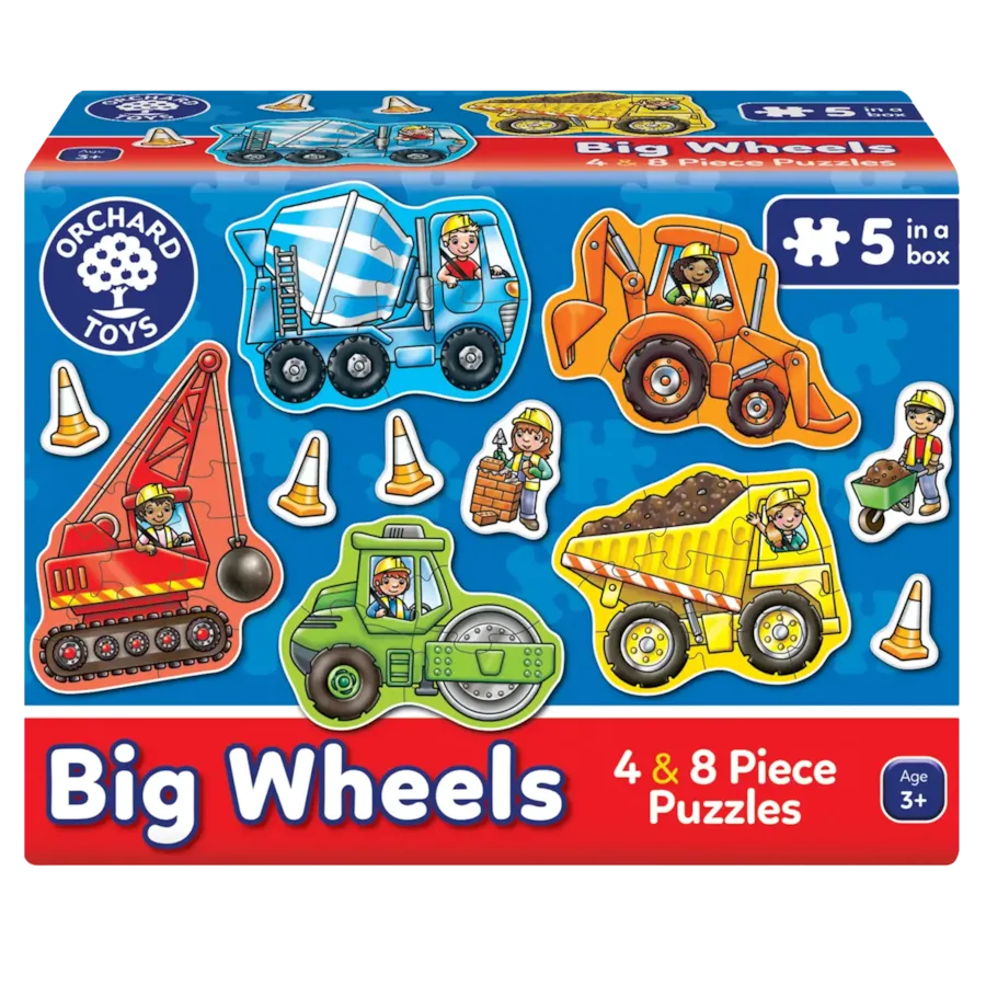 Orchard Toys - Big Wheels Jigsaw Puzzle