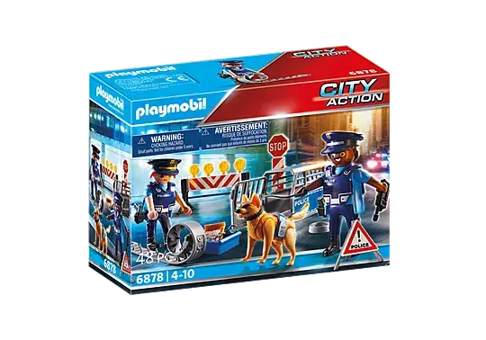 Playmobil 6878 City Action Police Road block