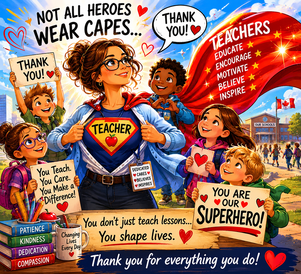 Invisible Hero Tribute: To the Teachers, Educational Assistants, Administrators, and School Staff of Lethbridge & Area