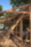 Rebuilt kitchen and structure on Booby Cay during reconstruction