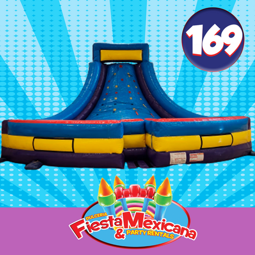 #169 Slippery Slope 22ft L x 20W x 18ft H Price $275 | INFLATABLE RENTAL