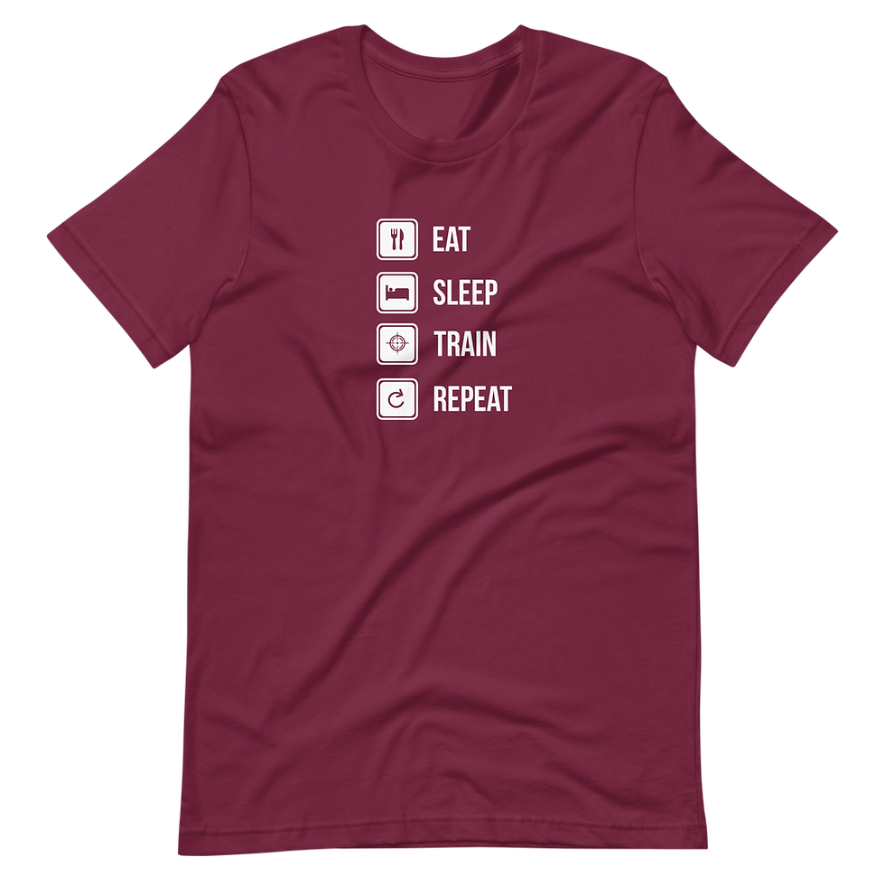 Thumbnail: Eat. Sleep. Train. Repeat – t-shirt
