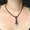 Thumbnail: 
Talisman loup Cristal de roche, perle en Lapis-lazuli et rune Eihwaz
